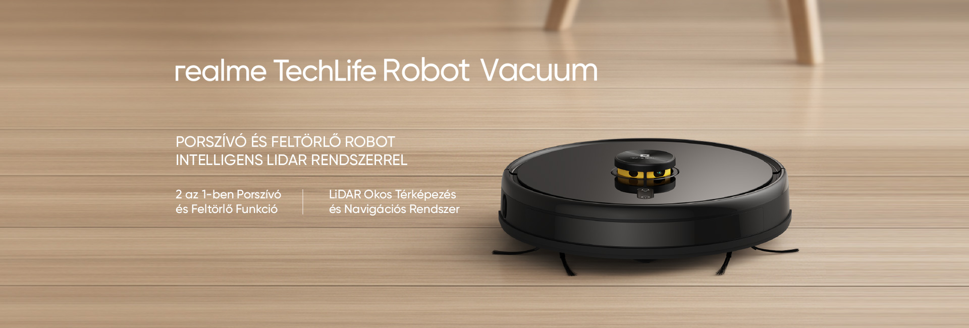 realme Techlife Robot Vacuum robotporszívó