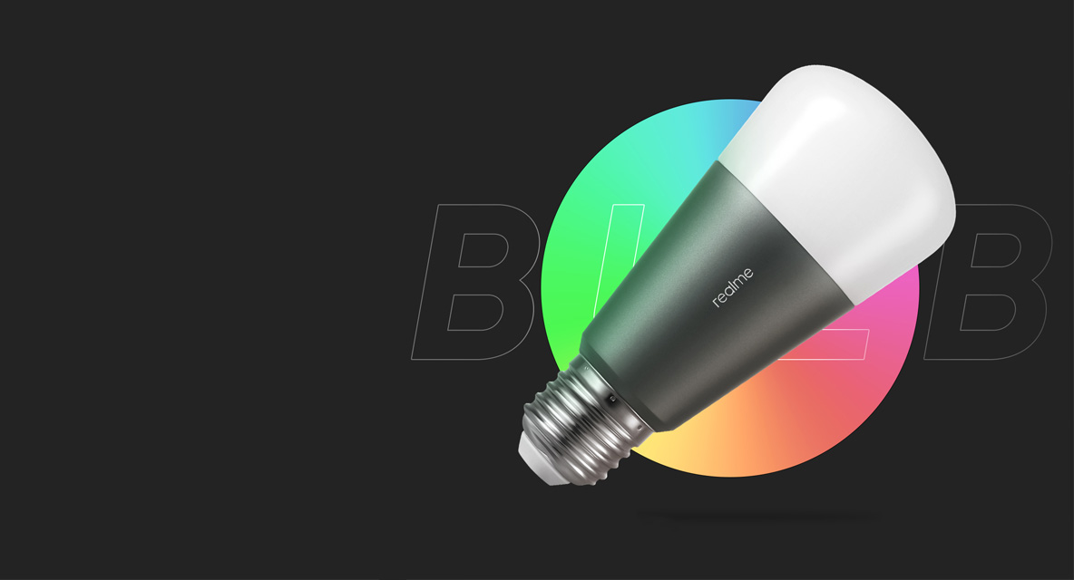 realme LED <br>Smart Bulb 9W <br>E27 okos izzó realme LED <br>Smart Bulb 9W <br>E27 okos izzó