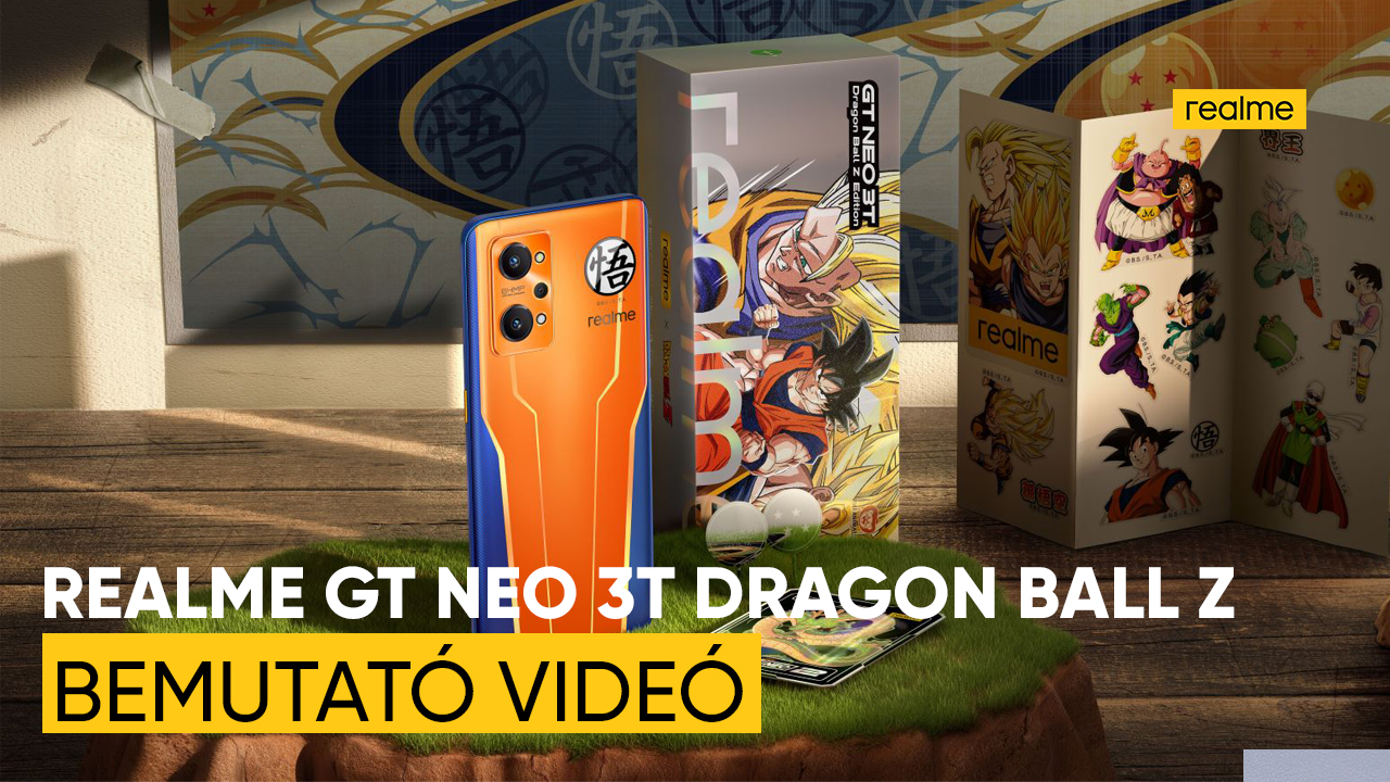 realme GT Neo 3T Dragon Ball Z bemutató realme GT Neo 3T Dragon Ball Z bemutató