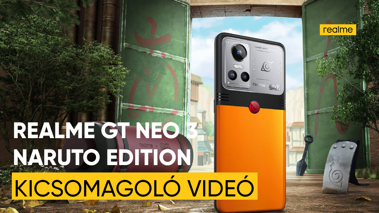 realme GT Neo 3 Naruto Edition bemutató realme GT Neo 3 Naruto Edition bemutató